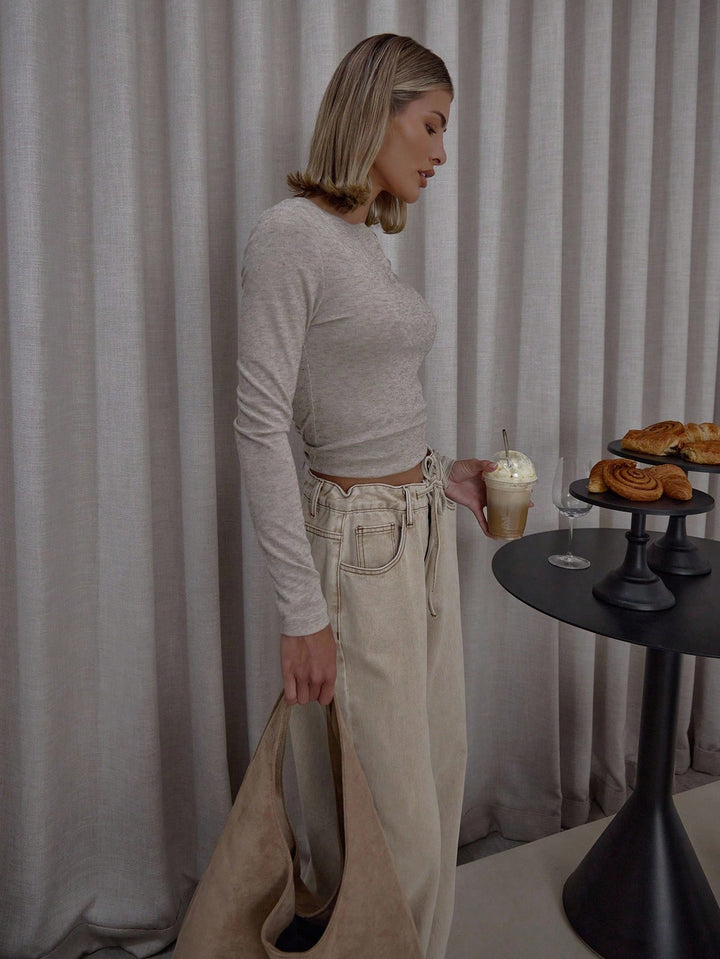 SHEIN crop top, narancssárga