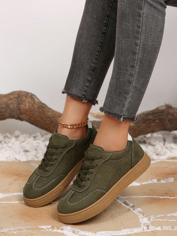 Pantofi sport SHEIN, kaki