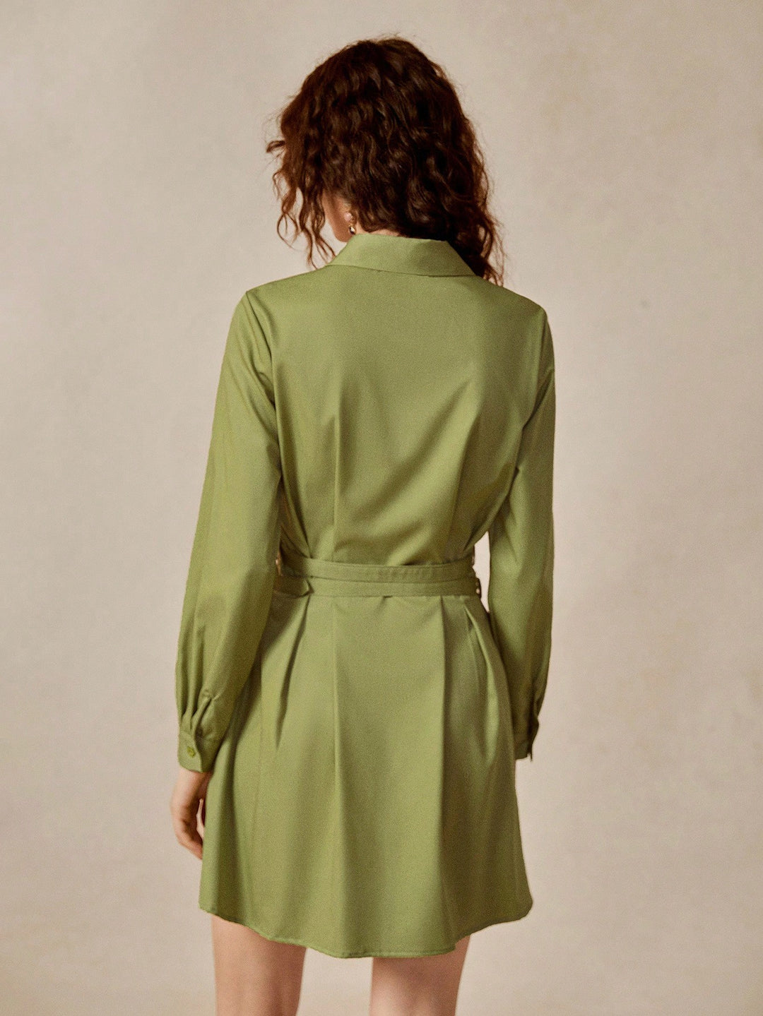 Rochie scurtă SHEIN, verde