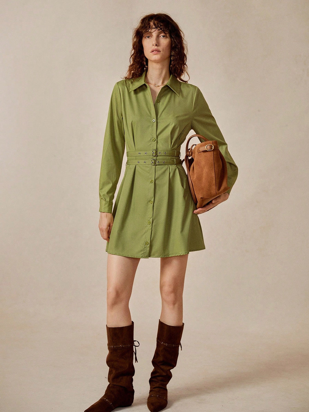 Rochie scurtă SHEIN, verde