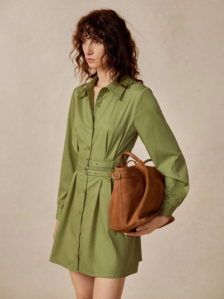 Rochie scurtă SHEIN, verde