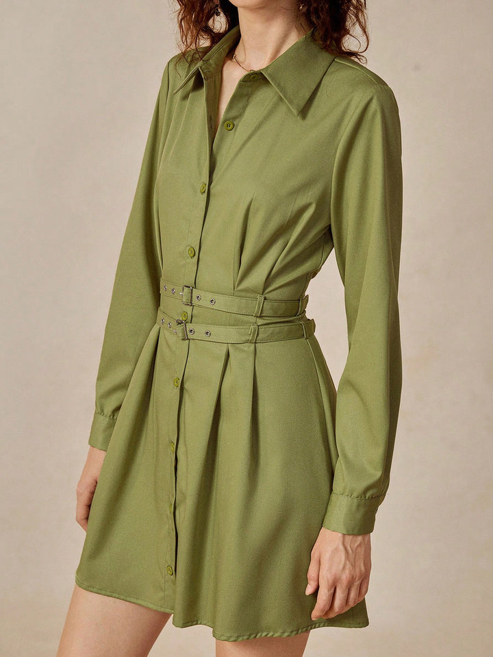 Rochie scurtă SHEIN, verde