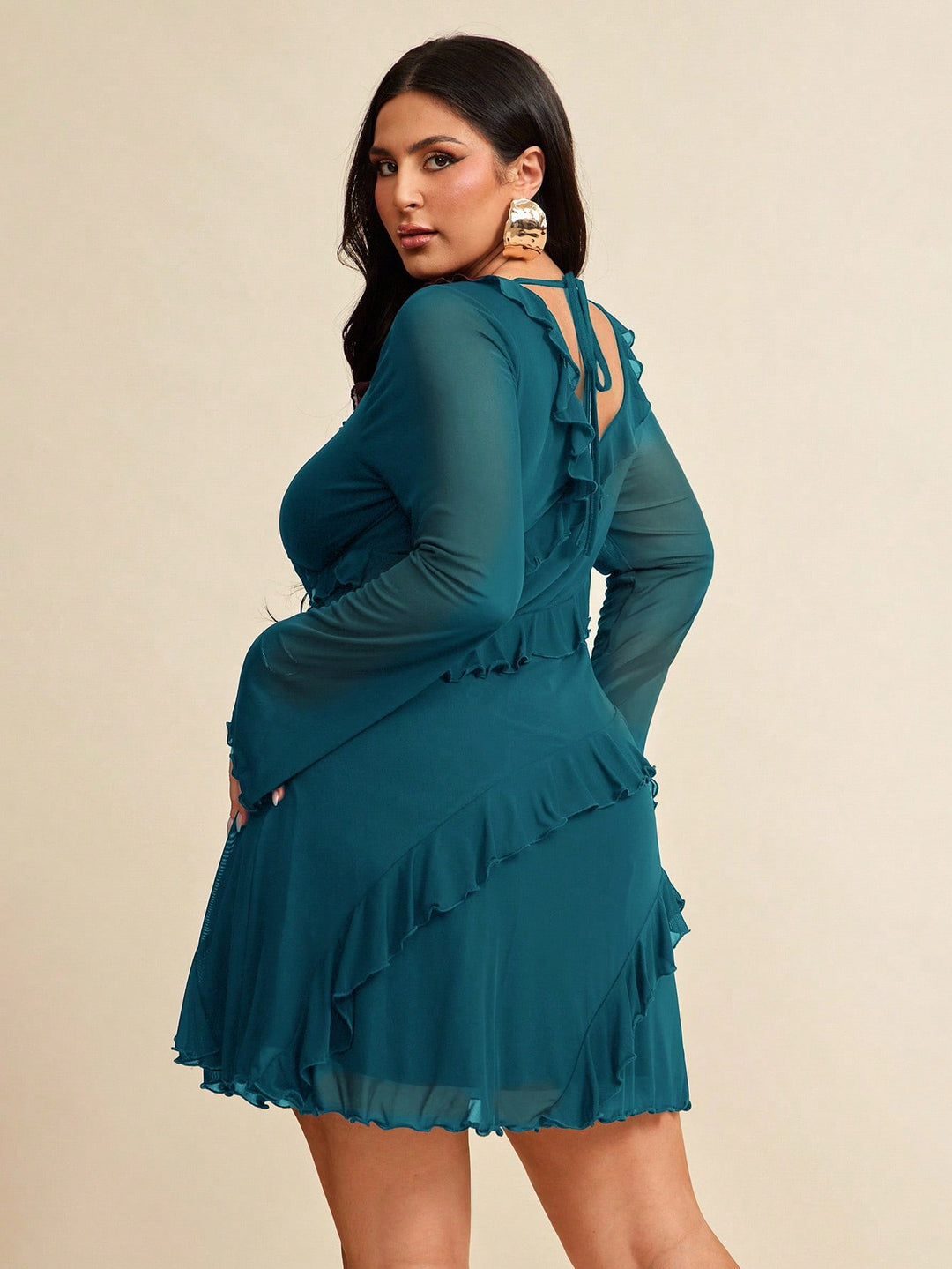 Rochie mini SHEIN, turcoaz
