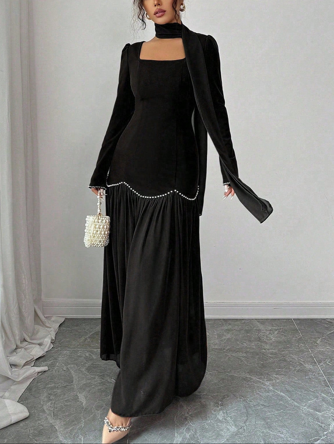 Rochie maxi Shein, negru