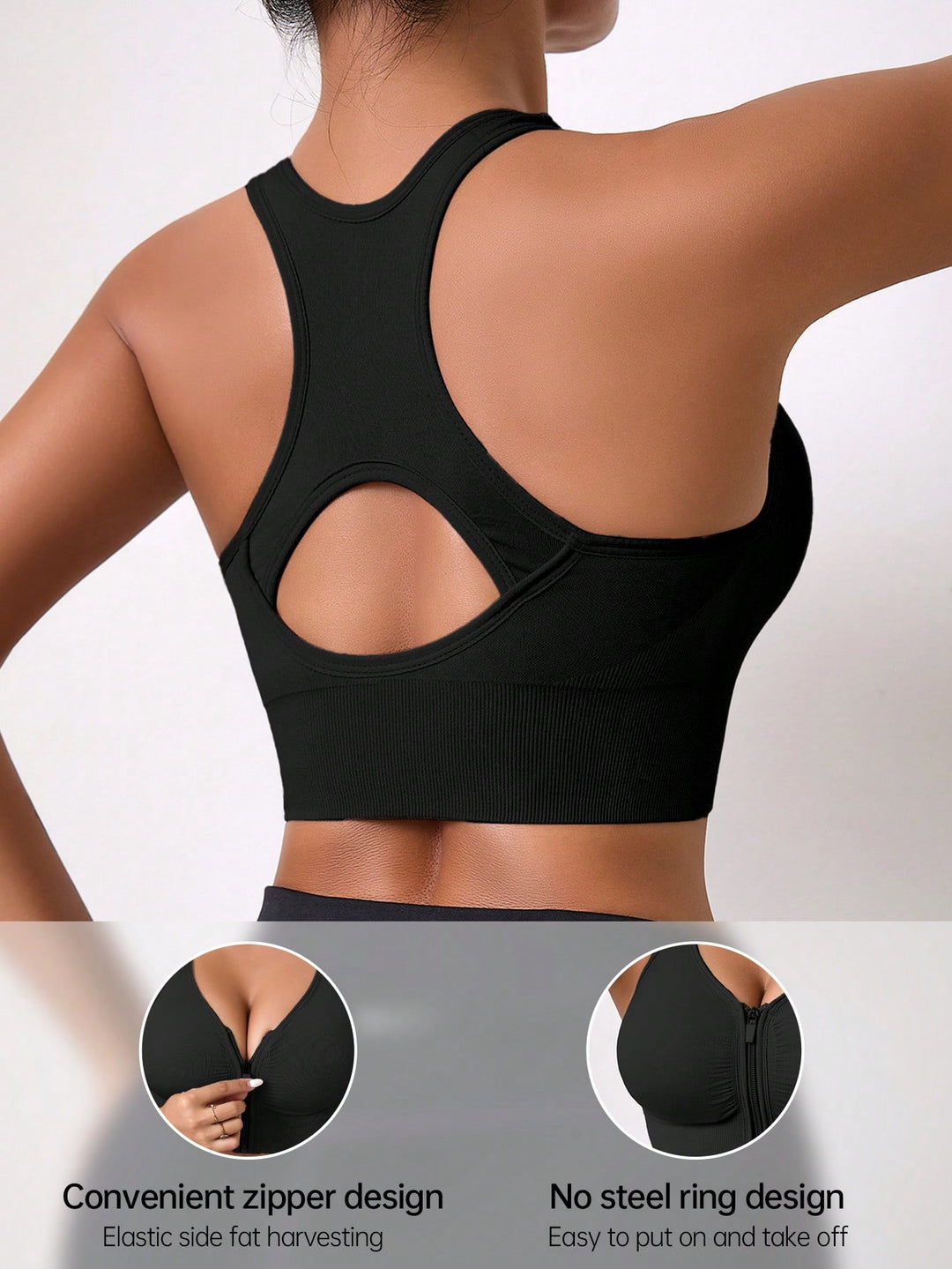 Bustier SHEIN, fekete