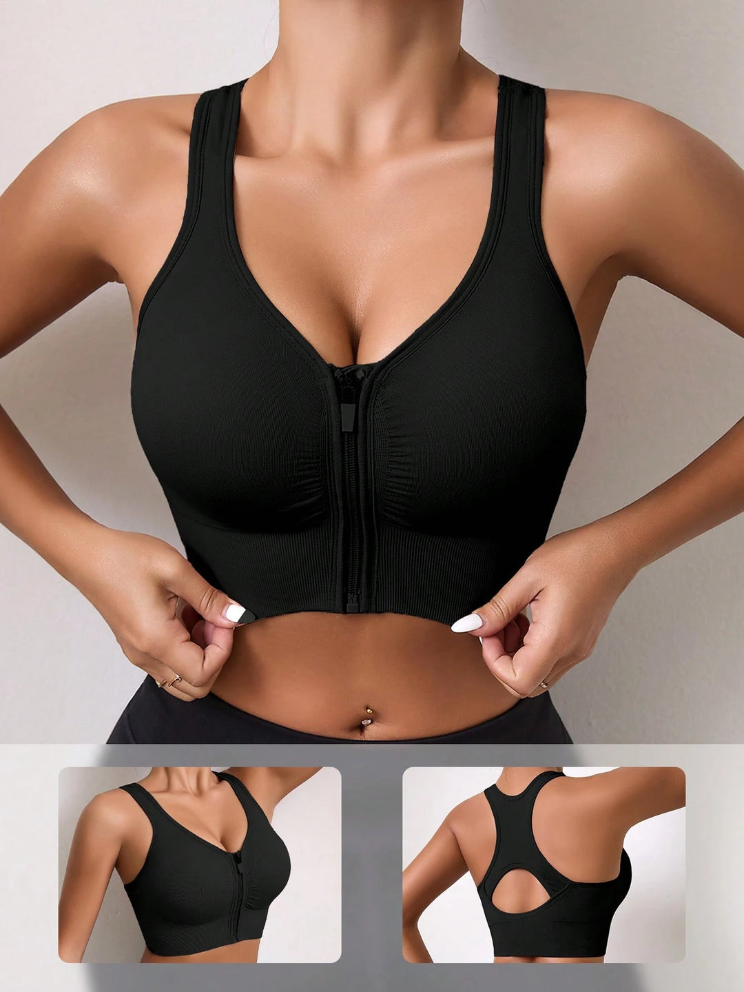 Bustier SHEIN, fekete