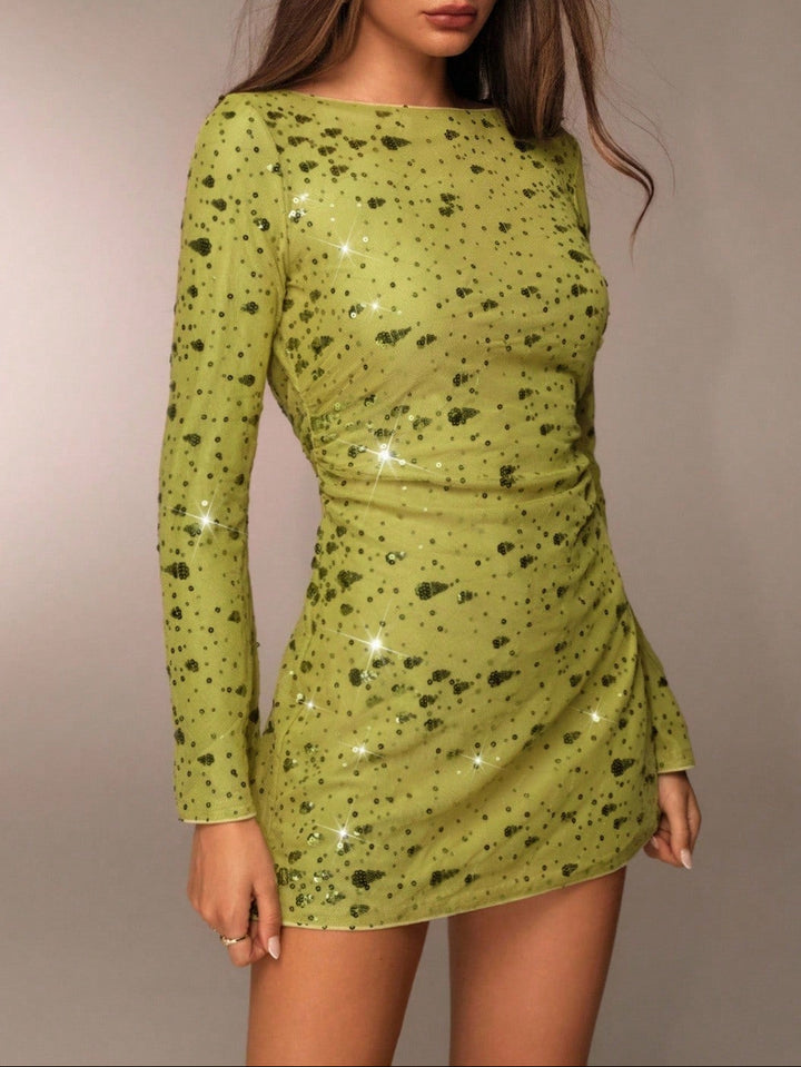 Rochie mini Shein, verde