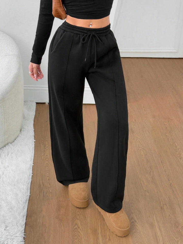 Pantaloni SHEIN, negru