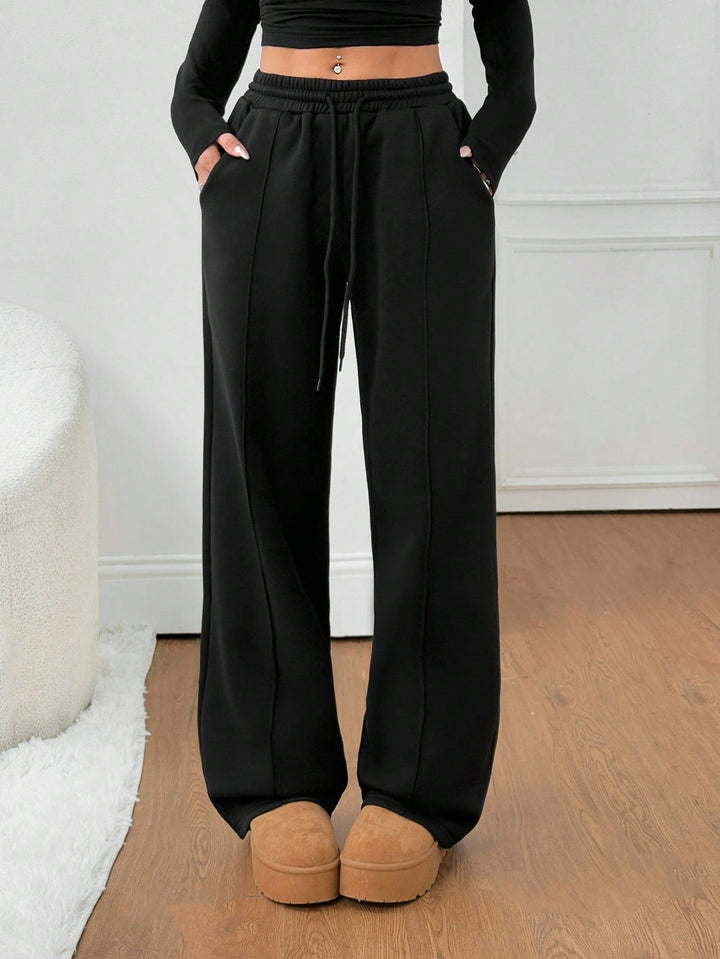 Pantaloni SHEIN, negru