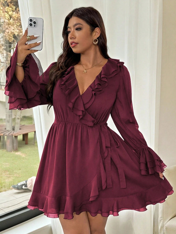 Rochie mini SHEIN, vișiniu