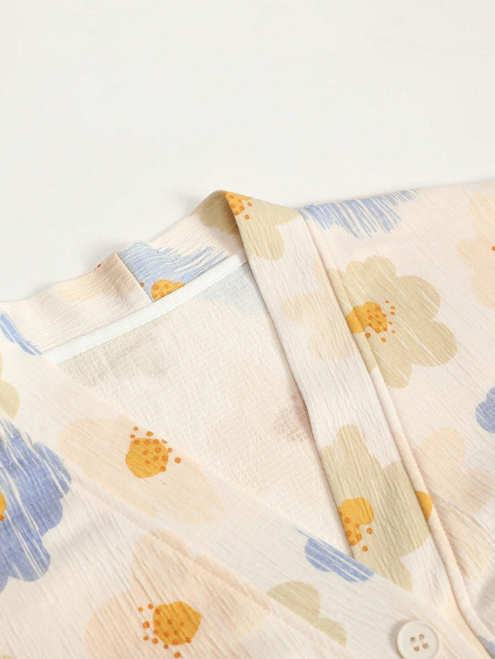 Compleu pijamale SHEIN, mix culori