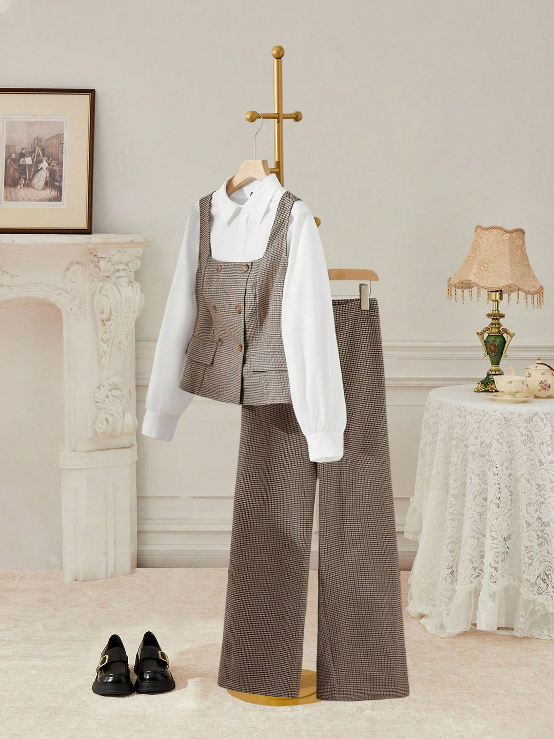 Costum SHEIN, mix culori