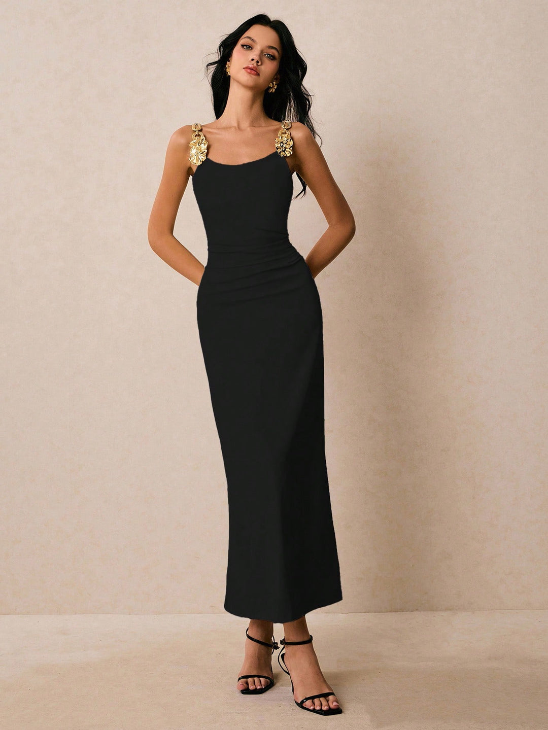 Rochie maxi SHEIN, negru