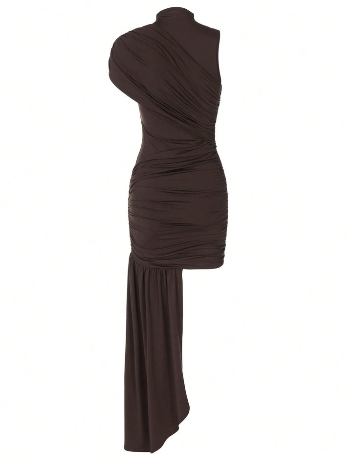 Rochie mini SHEIN, maro