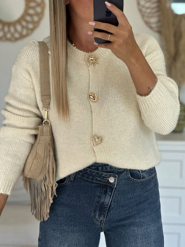 Cardigan SHEIN, crem