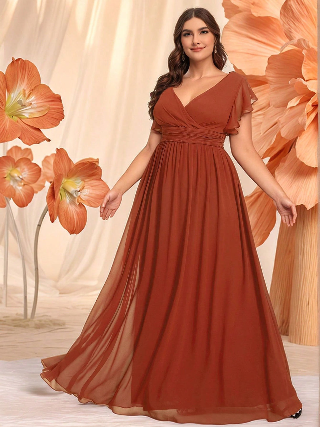 Rochie SHEIN, portocaliu
