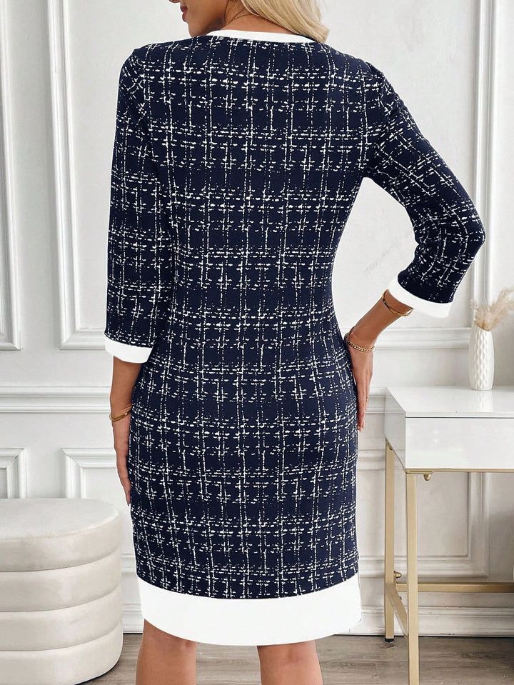 Rochie scurtă SHEIN, albastru