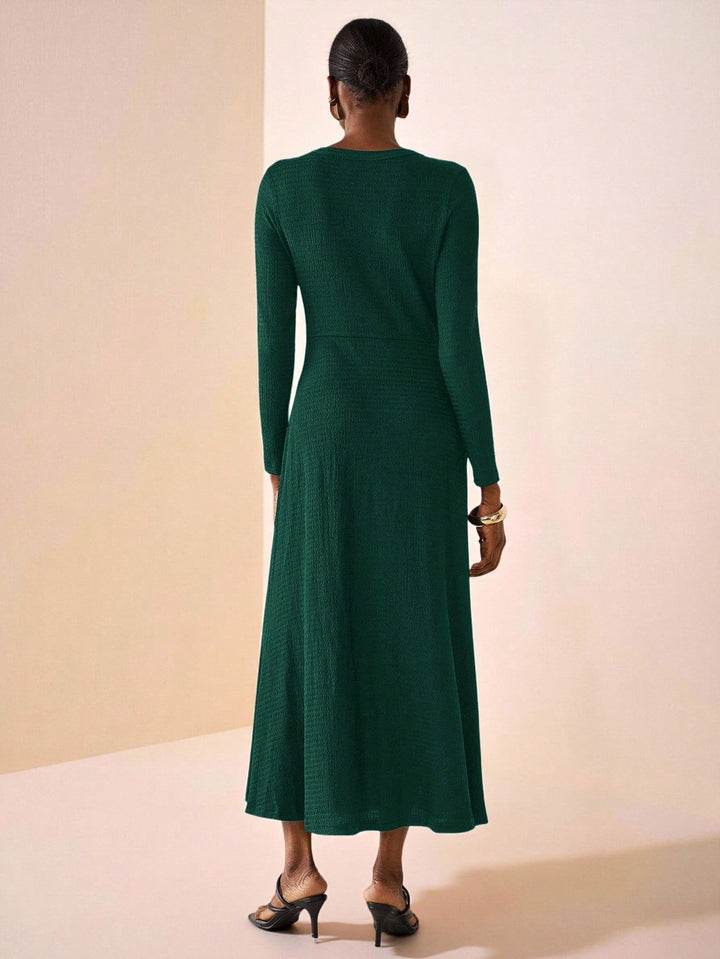 Rochie midi SHEIN, verde