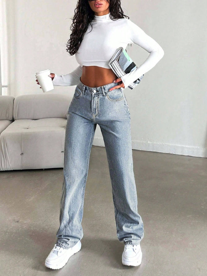 Jeans SHEIN, albastru