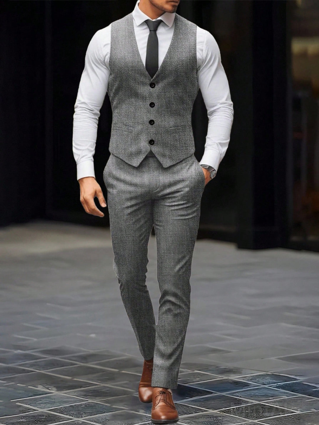 Costum SHEIN, gri