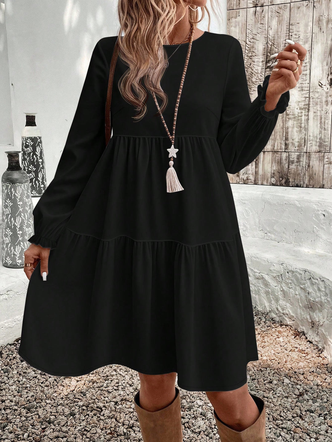 Rochie midi SHEIN, mix culori