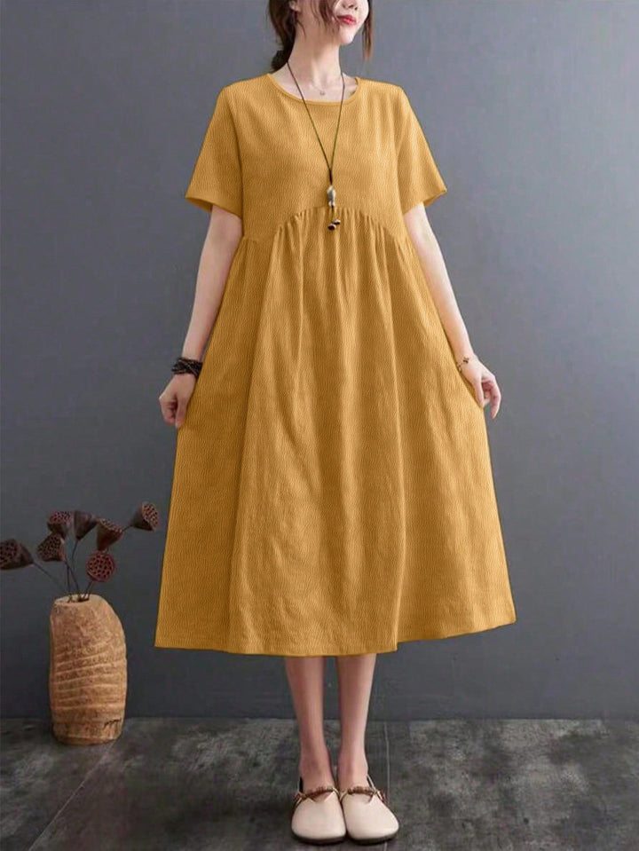 Rochie midi SHEIN, galben