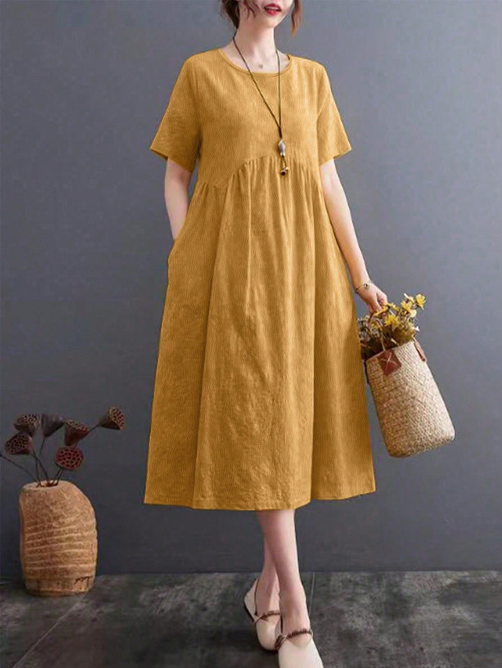 Rochie midi SHEIN, galben