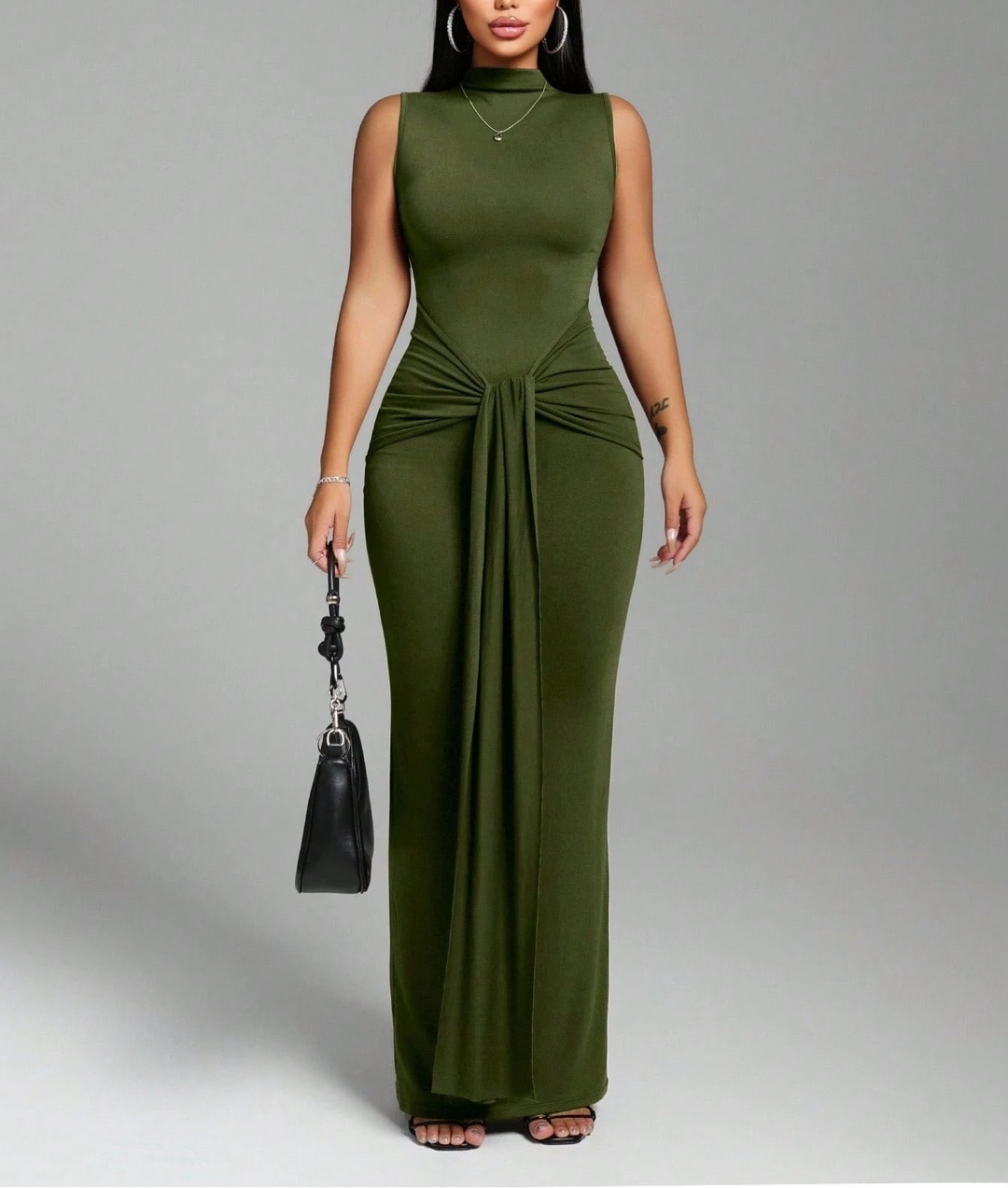 Rochie maxi SHEIN, verde