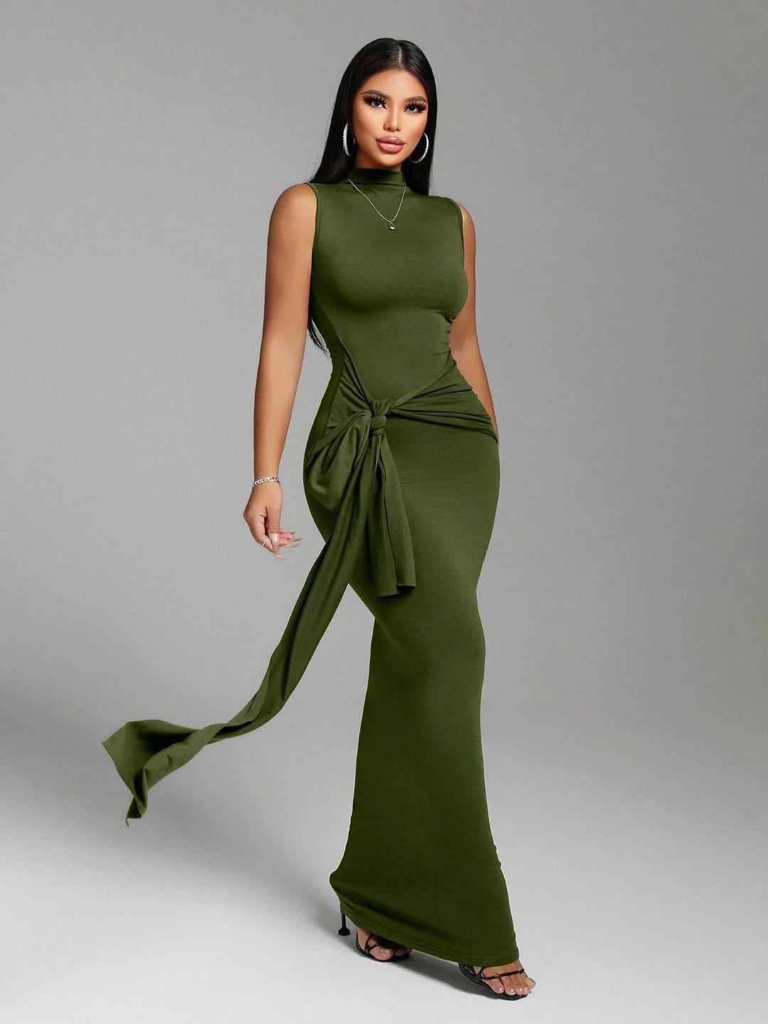 Rochie maxi SHEIN, verde