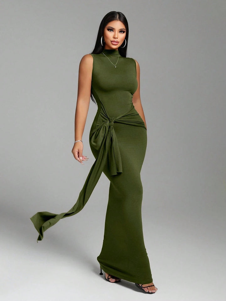 Rochie maxi SHEIN, verde