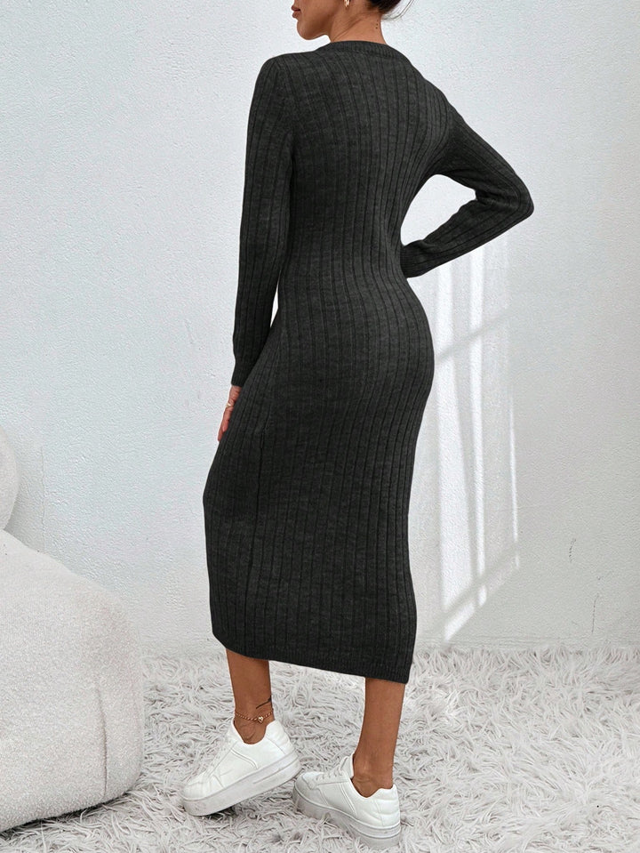 Rochie midi SHEIN, gri