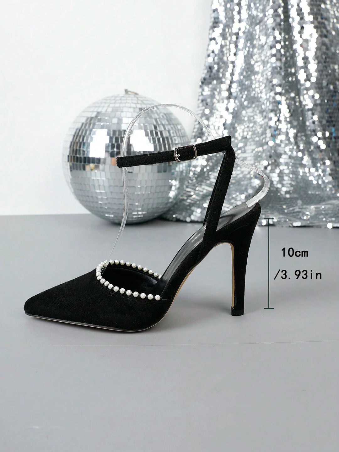 Pantofi cu toc SHEIN, negru