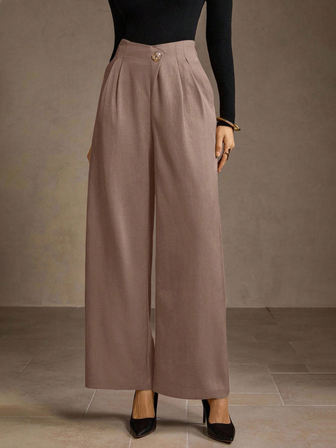 Pantaloni SHEIN, roz