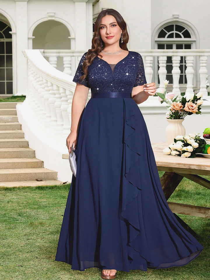 Rochie maxi SHEIN, albastru