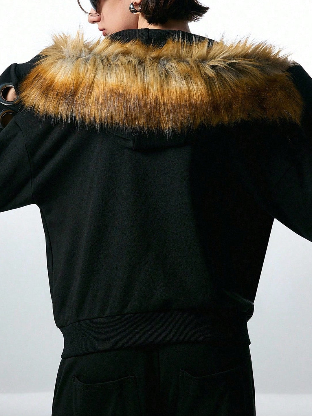 Hanorac Shein, negru