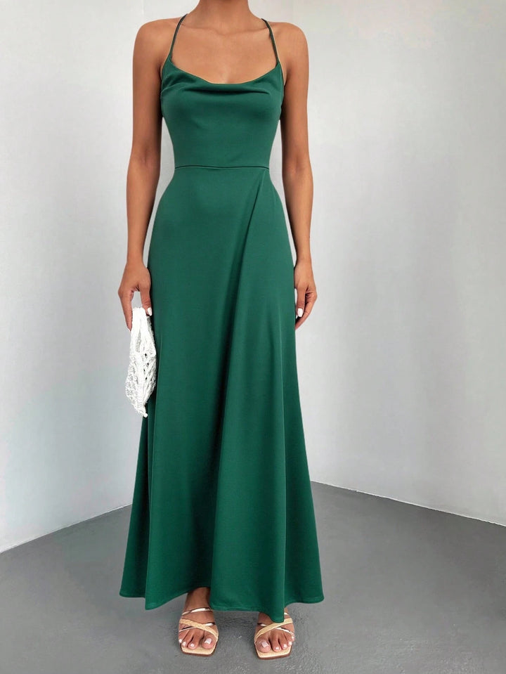 Rochie maxi SHEIN, verde