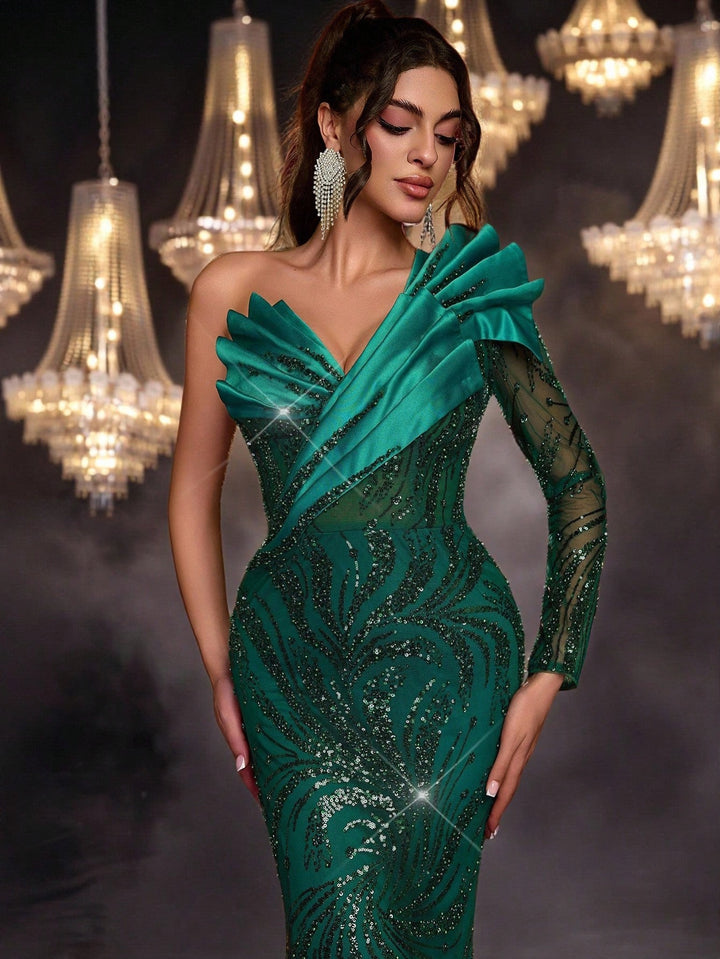 Rochie SHEIN, verde