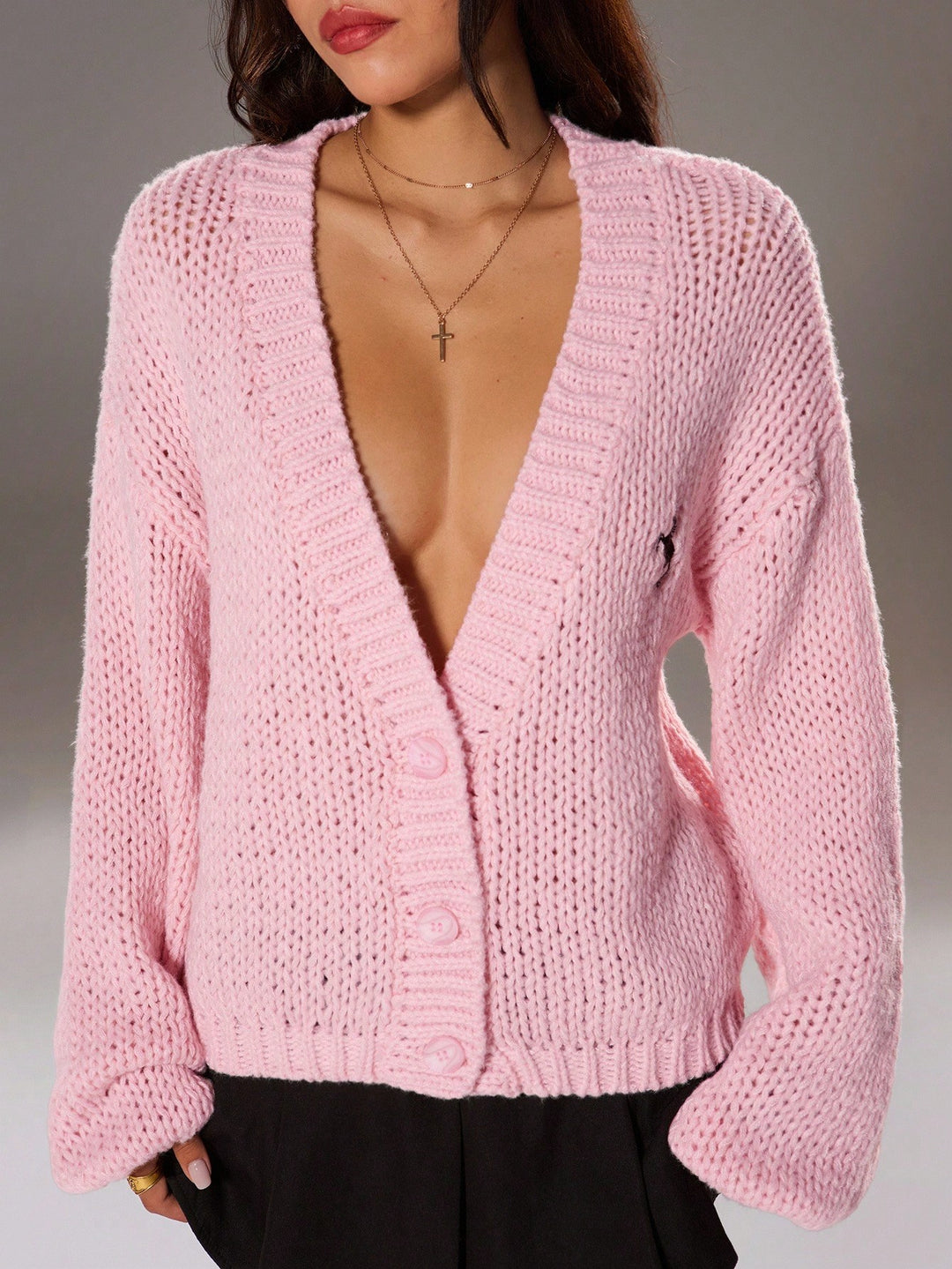 Cardigan SHEIN, roz