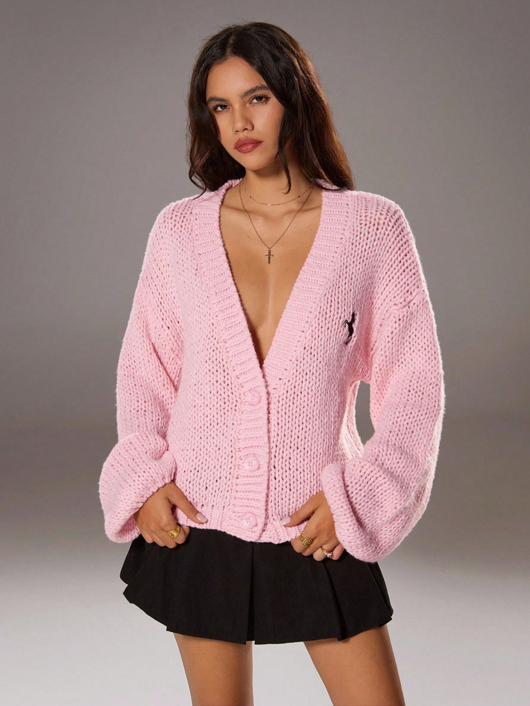 Cardigan SHEIN, roz