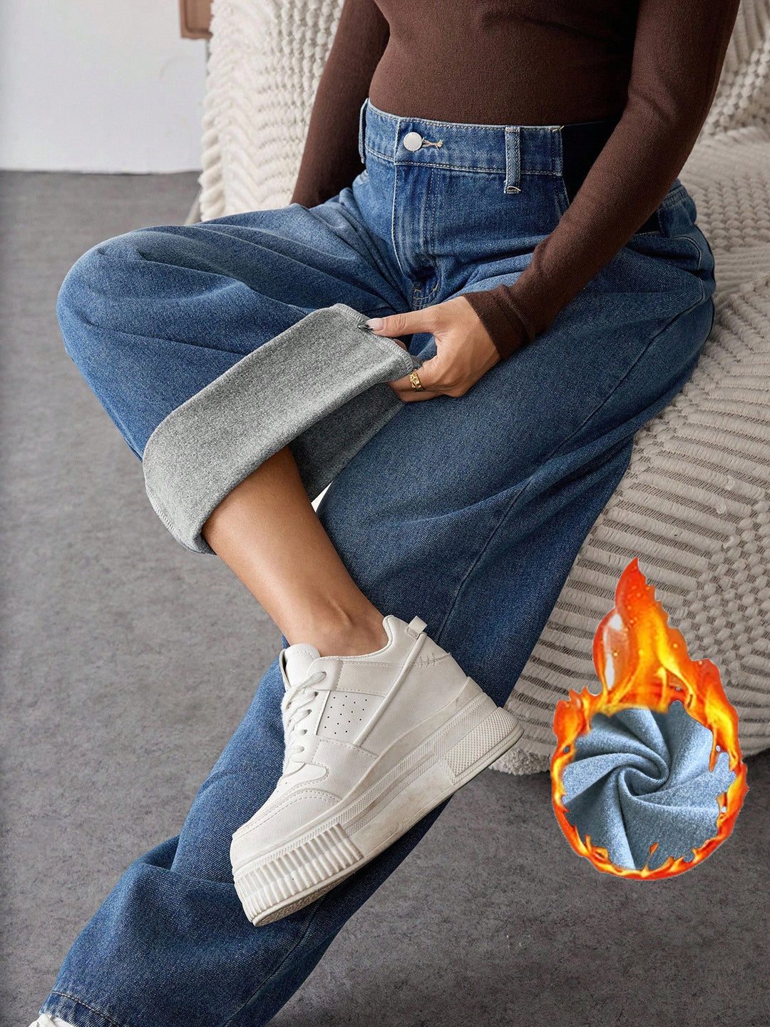 Jeans SHEIN, albastru