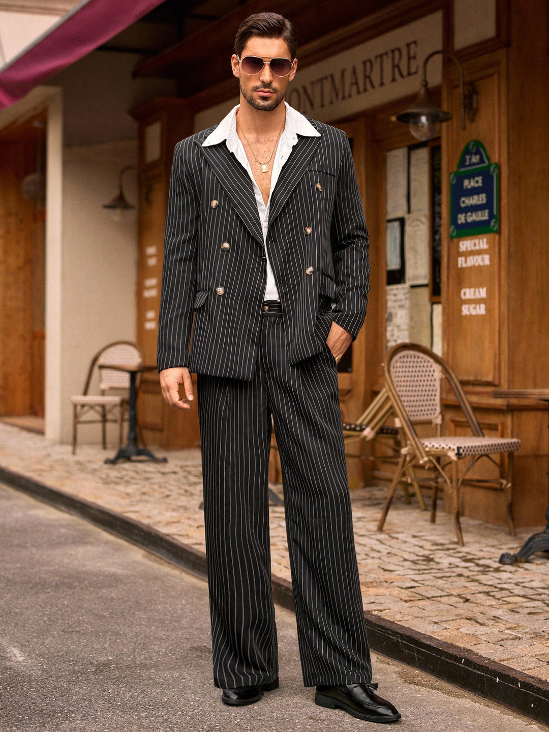 Costum SHEIN, negru
