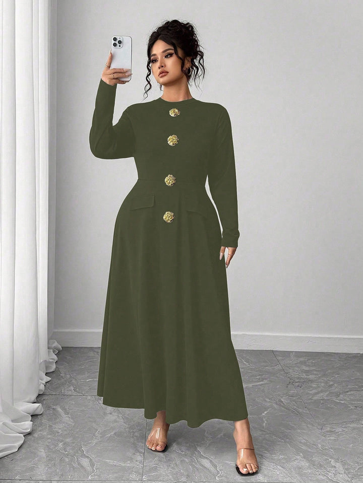 Rochie SHEIN, kaki