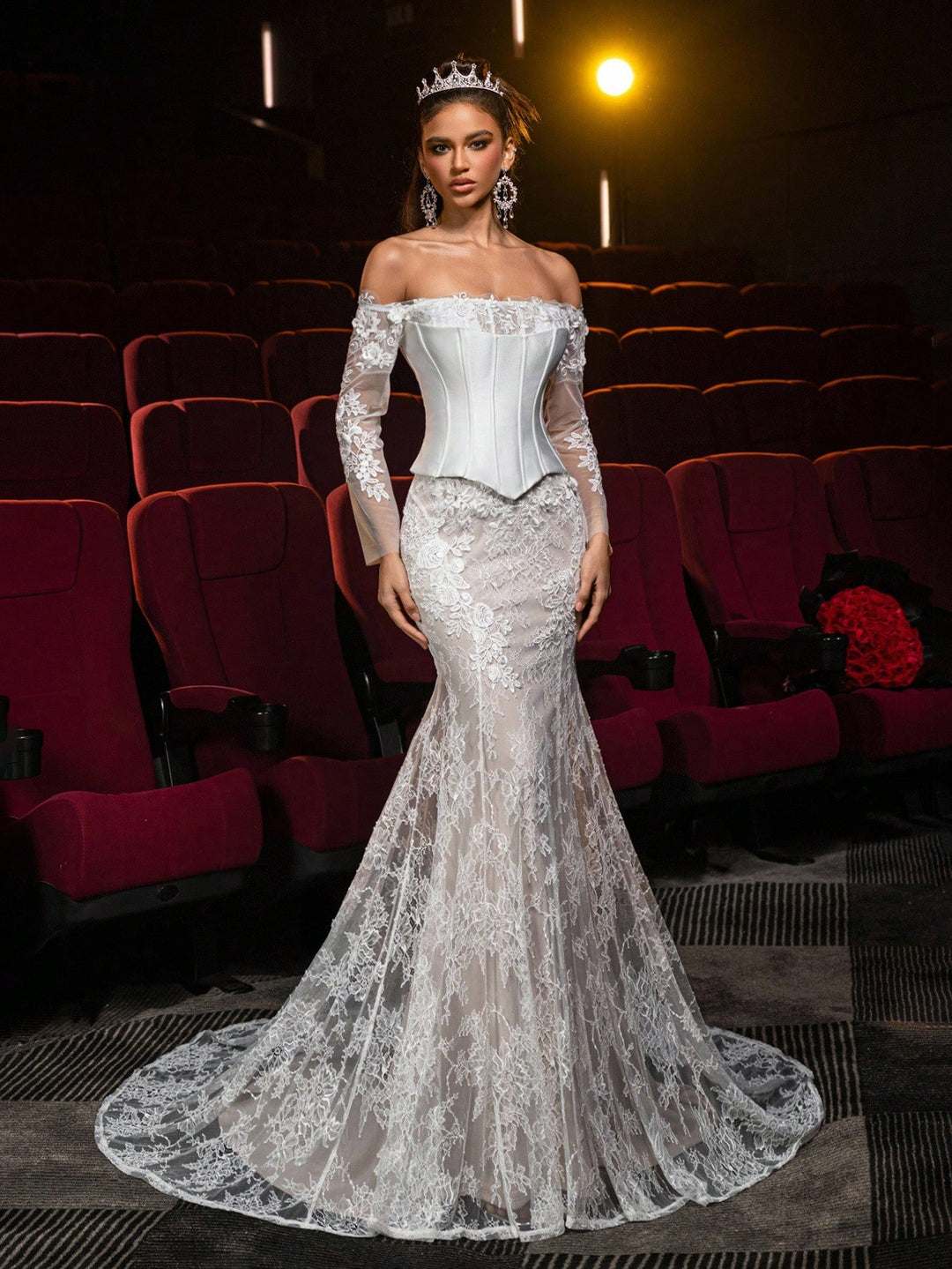 Rochie de ocazie și bridal SHEIN, bej