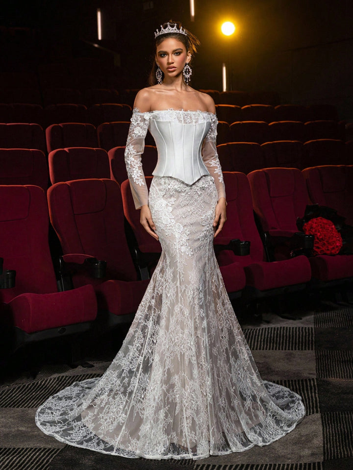 Rochie de ocazie și bridal SHEIN, bej