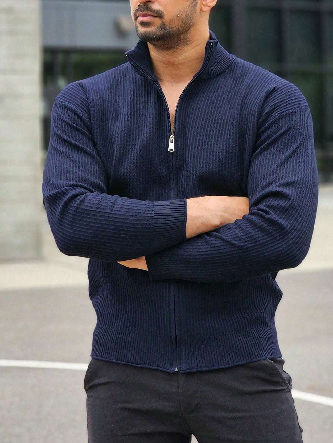 Cardigan SHEIN, albastru