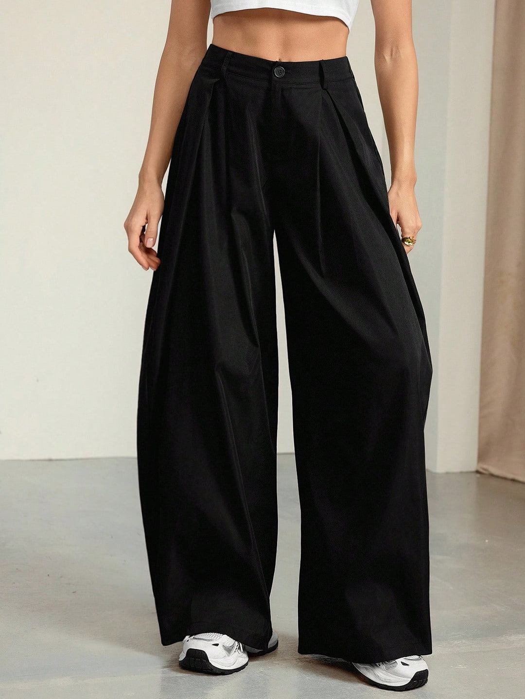 Pantaloni SHEIN, negru