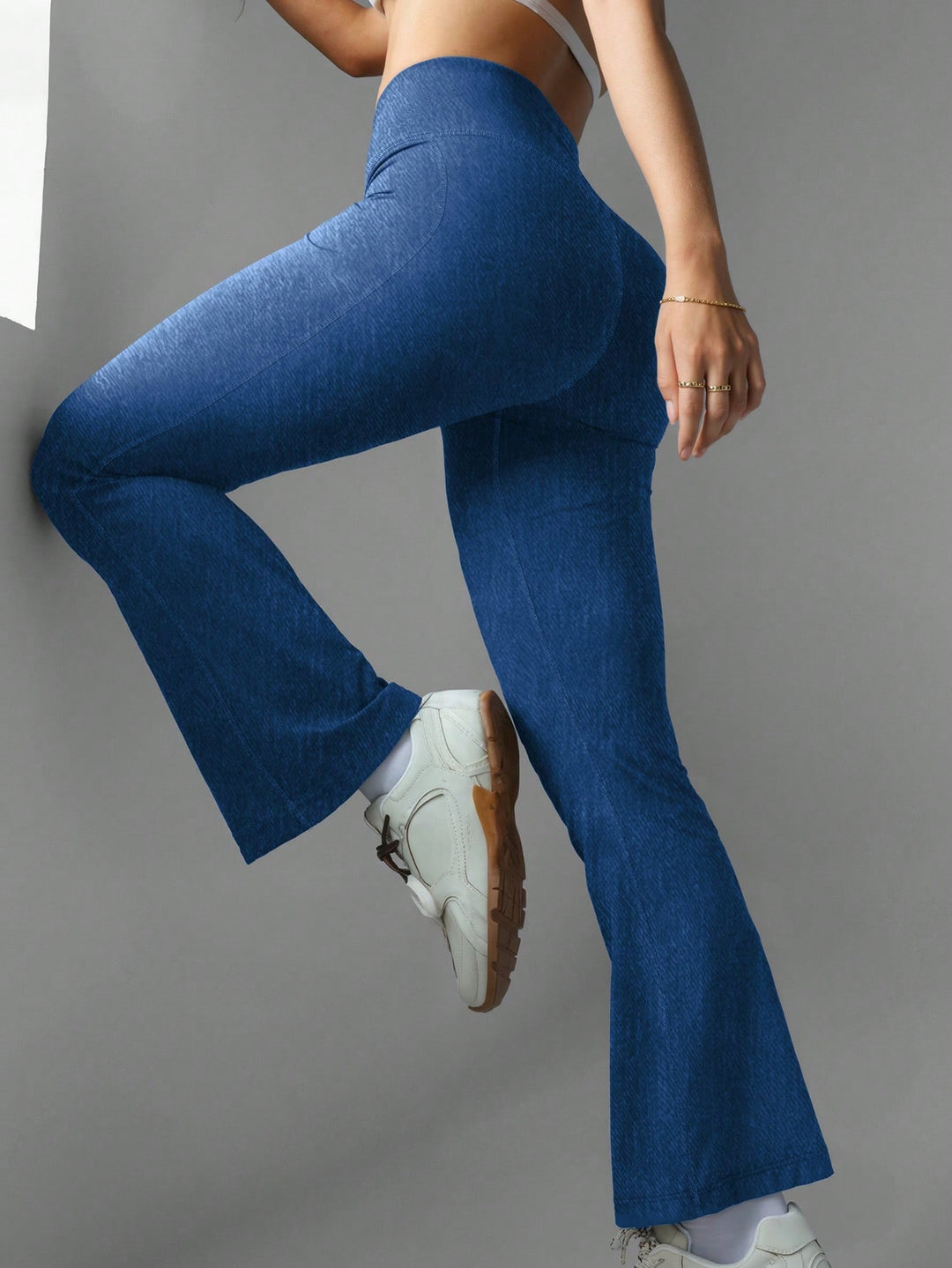 Pantaloni SHEIN, albastru