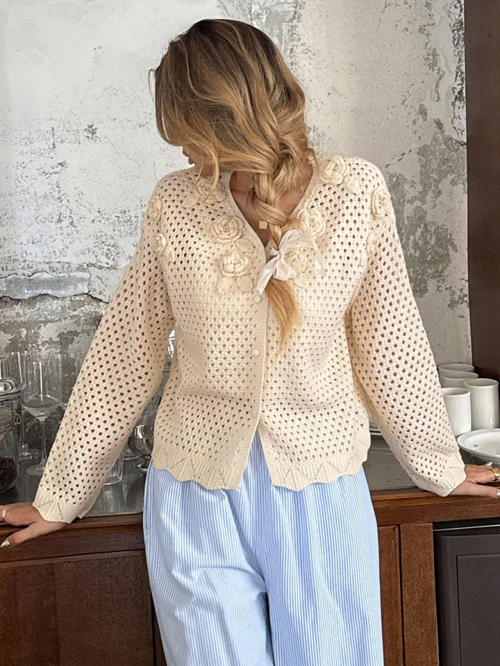 Cardigan SHEIN, crem