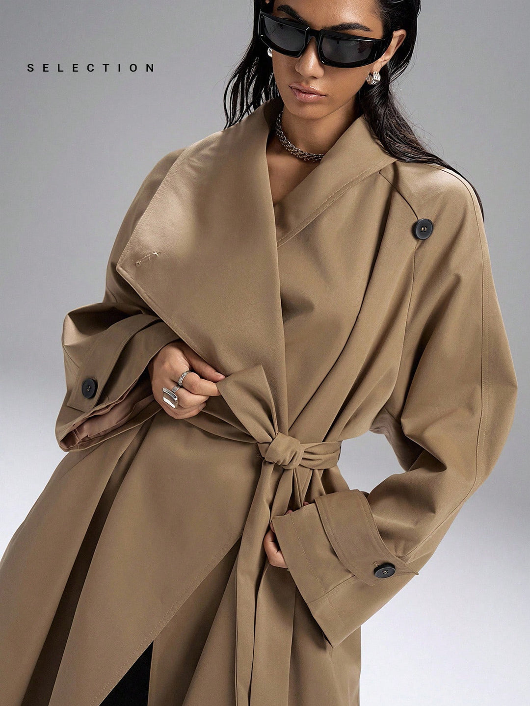 Trench SHEIN, verde