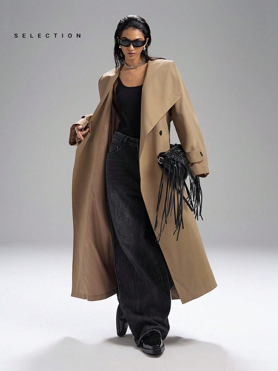 Trench SHEIN, verde
